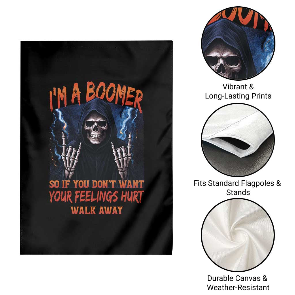 Baby Boomers Sarcastic Garden Flag If You Dont Want Feelings Hurt Gift - Wonder Print Shop