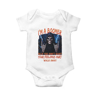 Baby Boomers Sarcastic Baby Onesie If You Dont Want Feelings Hurt Gift - Wonder Print Shop