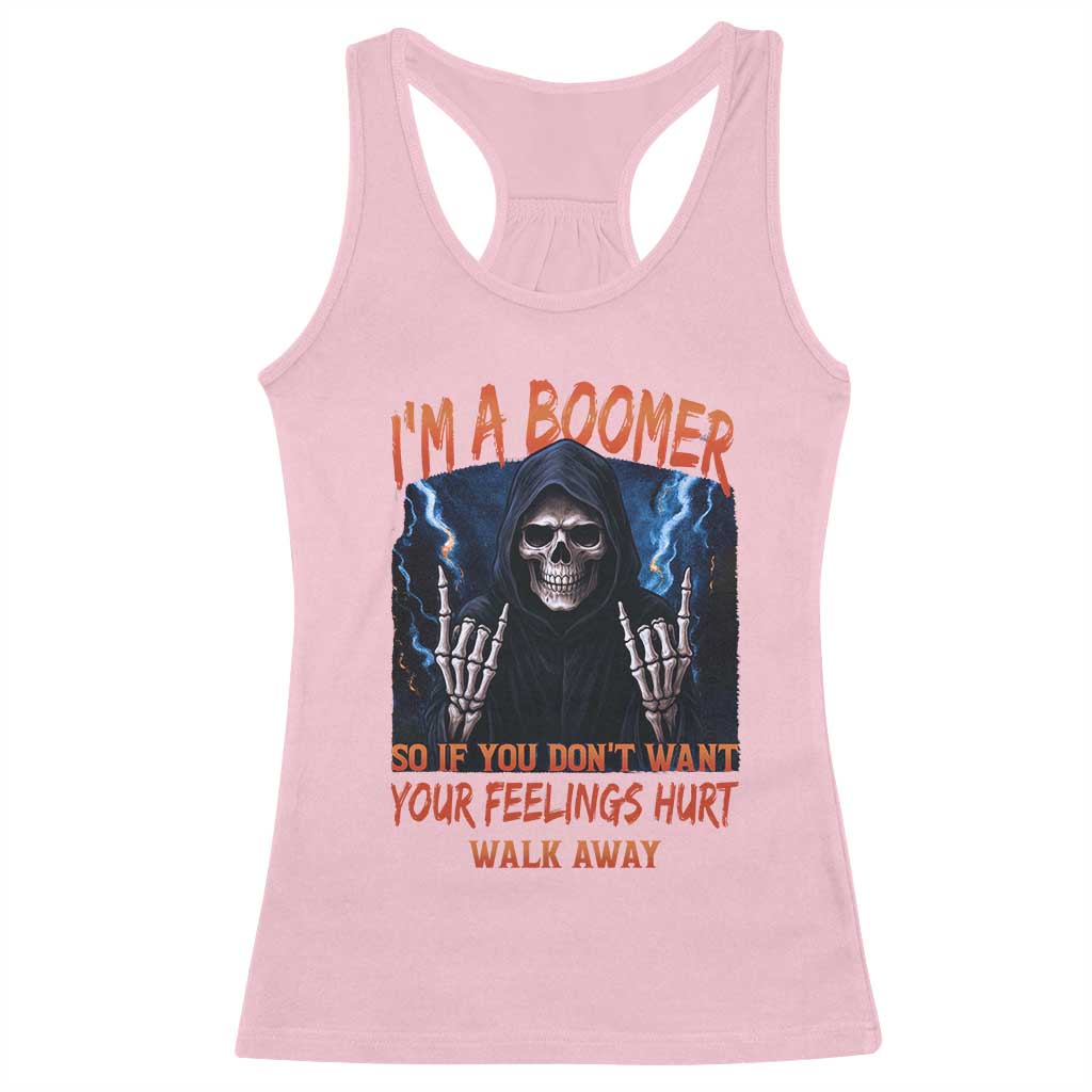 Baby Boomers Sarcastic Racerback Tank Top If You Dont Want Feelings Hurt Gift - Wonder Print Shop