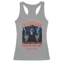 Baby Boomers Sarcastic Racerback Tank Top If You Dont Want Feelings Hurt Gift - Wonder Print Shop