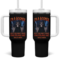 Baby Boomers Sarcastic Tumbler With Handle If You Dont Want Feelings Hurt Gift