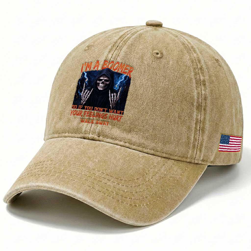Baby Boomers Sarcastic Washed Cotton Baseball Cap If You Dont Want Feelings Hurt Gift