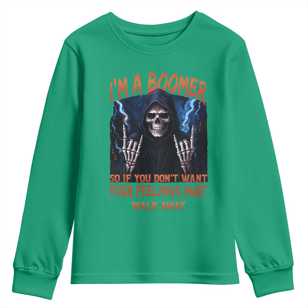 Baby Boomers Sarcastic Youth Sweatshirt If You Dont Want Feelings Hurt Gift - Wonder Print Shop