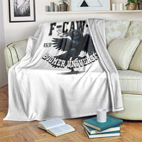 F Caw F Throw Blanket Baby Boomer University Funny Gift - Wonder Print Shop