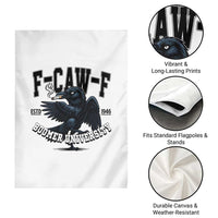 F Caw F Garden Flag Baby Boomer University Funny Gift - Wonder Print Shop