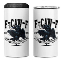 F Caw F 4 in 1 Can Cooler Tumbler Baby Boomer University Funny Gift