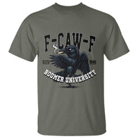 F Caw F T Shirt Baby Boomer University Funny Gift - Wonder Print Shop