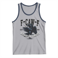 F Caw F Tank Top Baby Boomer University Funny Gift - Wonder Print Shop