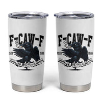 F Caw F Tumbler Cup Baby Boomer University Funny Gift