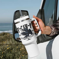 F Caw F Tumbler With Handle Baby Boomer University Funny Gift