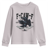 F Caw F Youth Sweatshirt Baby Boomer University Funny Gift - Wonder Print Shop