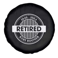 Funny Retired Baby Boomer Generation Gift Spare Tire Cover - Wonder Print Shop