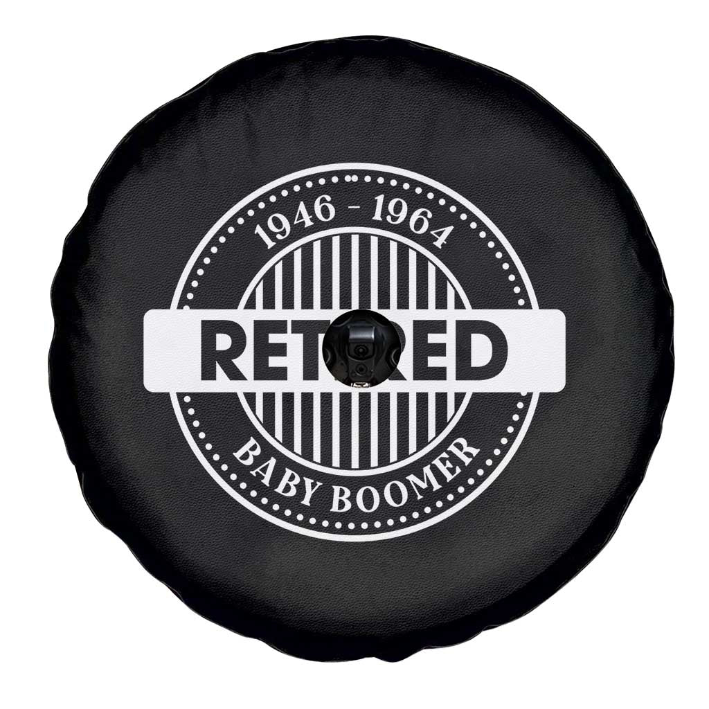 Funny Retired Baby Boomer Generation Gift Spare Tire Cover - Wonder Print Shop