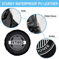 Funny Retired Baby Boomer Generation Gift Spare Tire Cover - Wonder Print Shop