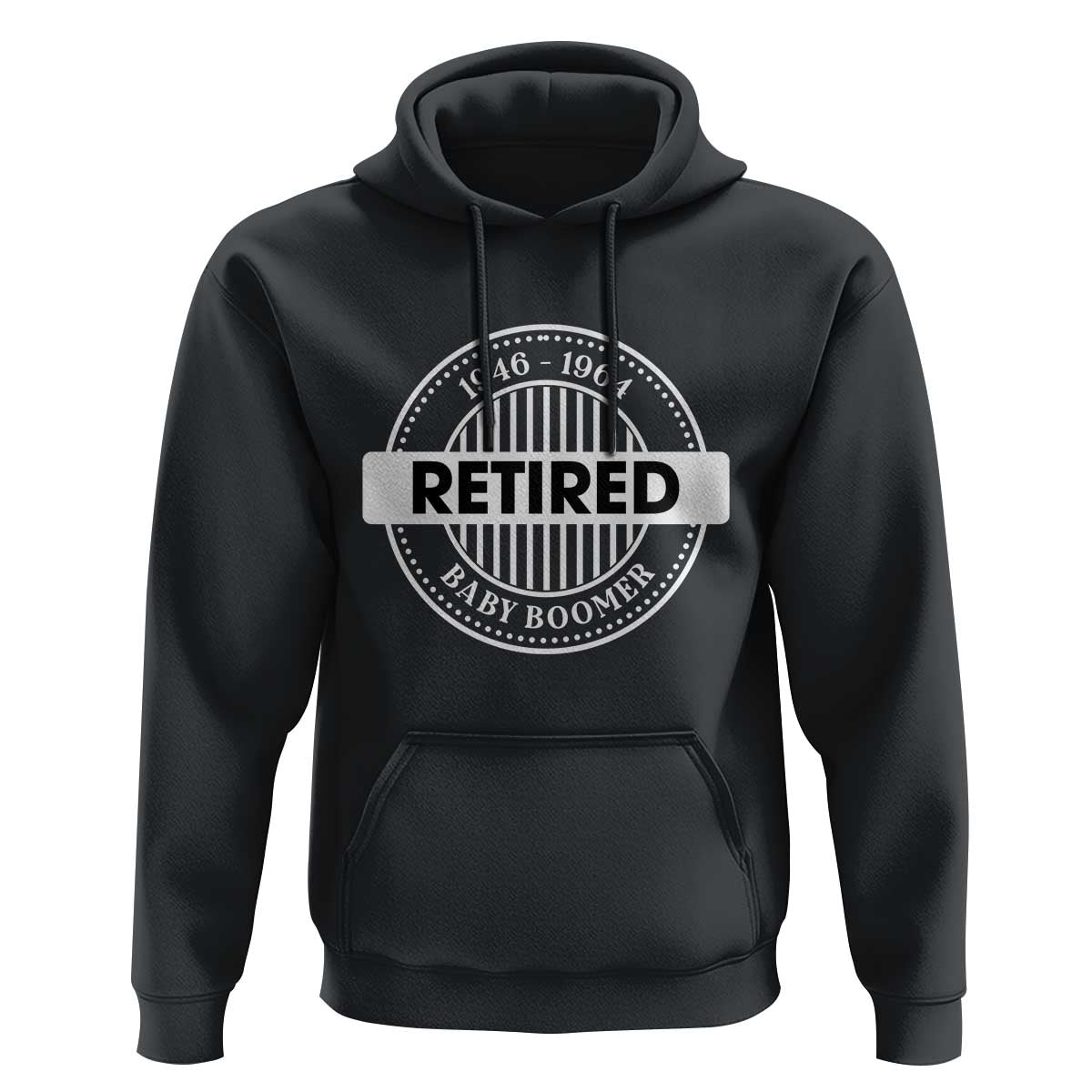 Funny Retired Baby Boomer Generation Gift Hoodie - Wonder Print Shop