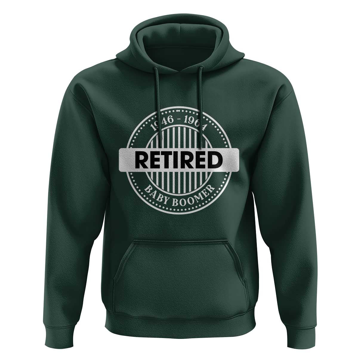 Funny Retired Baby Boomer Generation Gift Hoodie - Wonder Print Shop