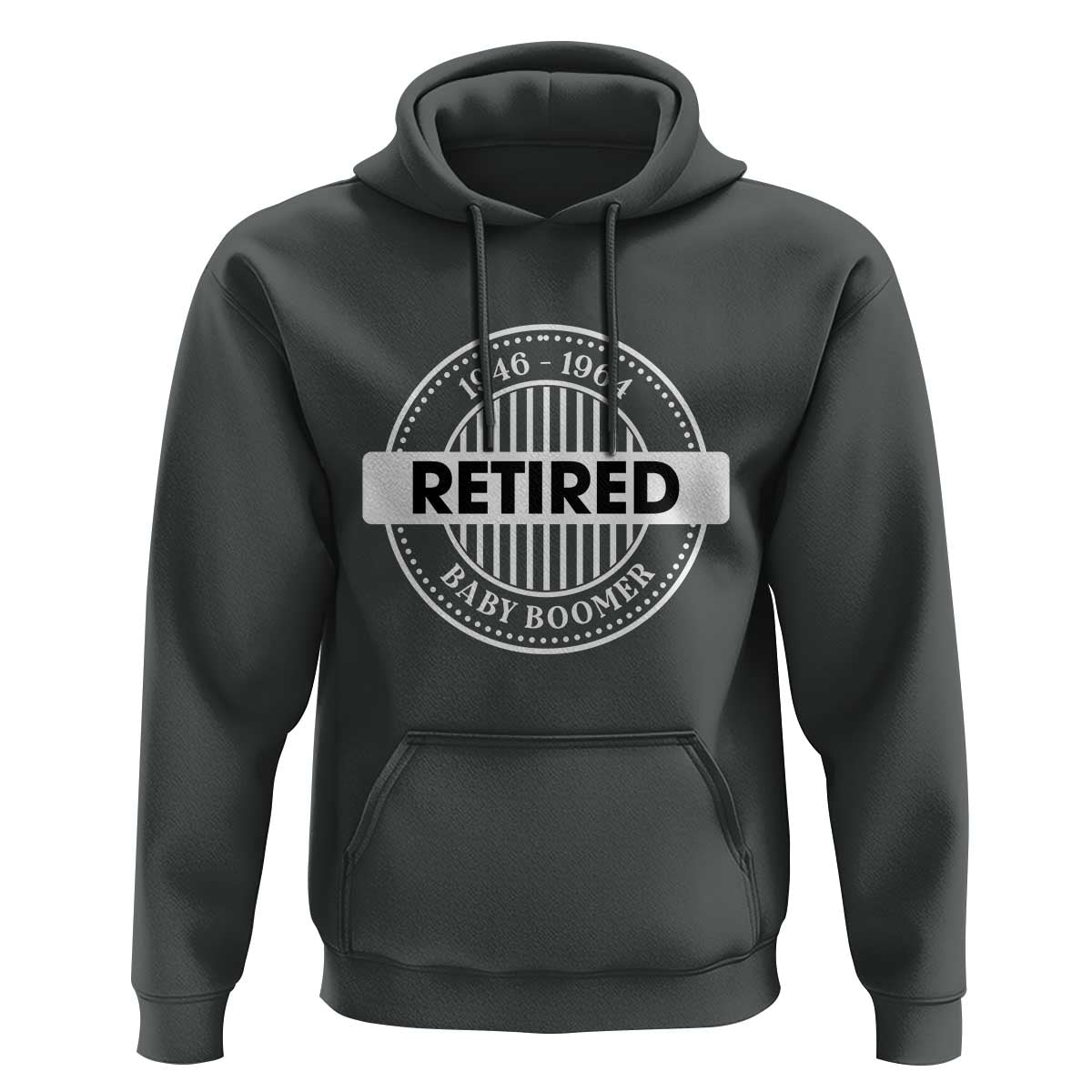 Funny Retired Baby Boomer Generation Gift Hoodie - Wonder Print Shop