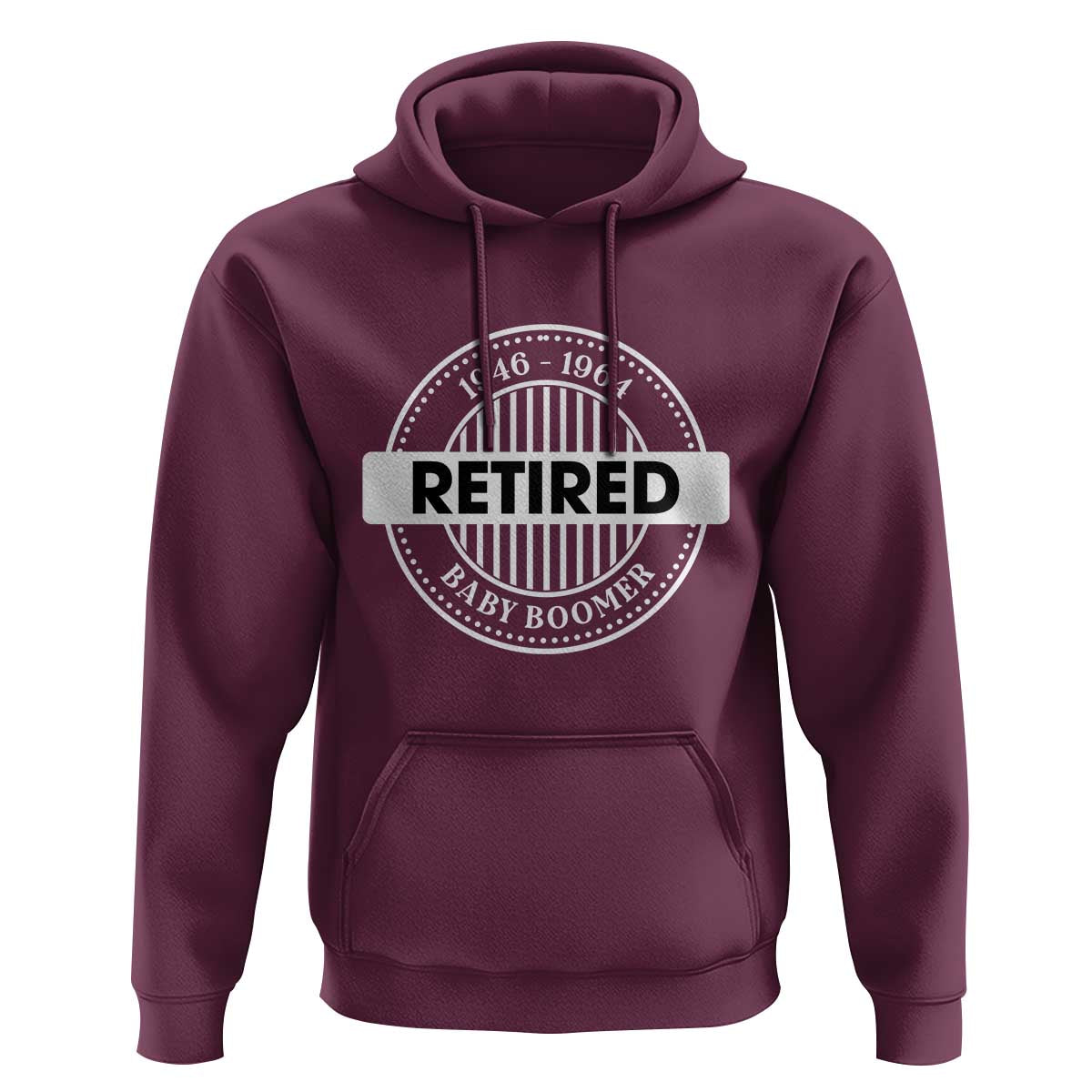 Funny Retired Baby Boomer Generation Gift Hoodie - Wonder Print Shop