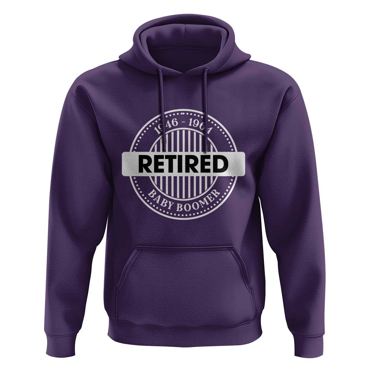 Funny Retired Baby Boomer Generation Gift Hoodie - Wonder Print Shop