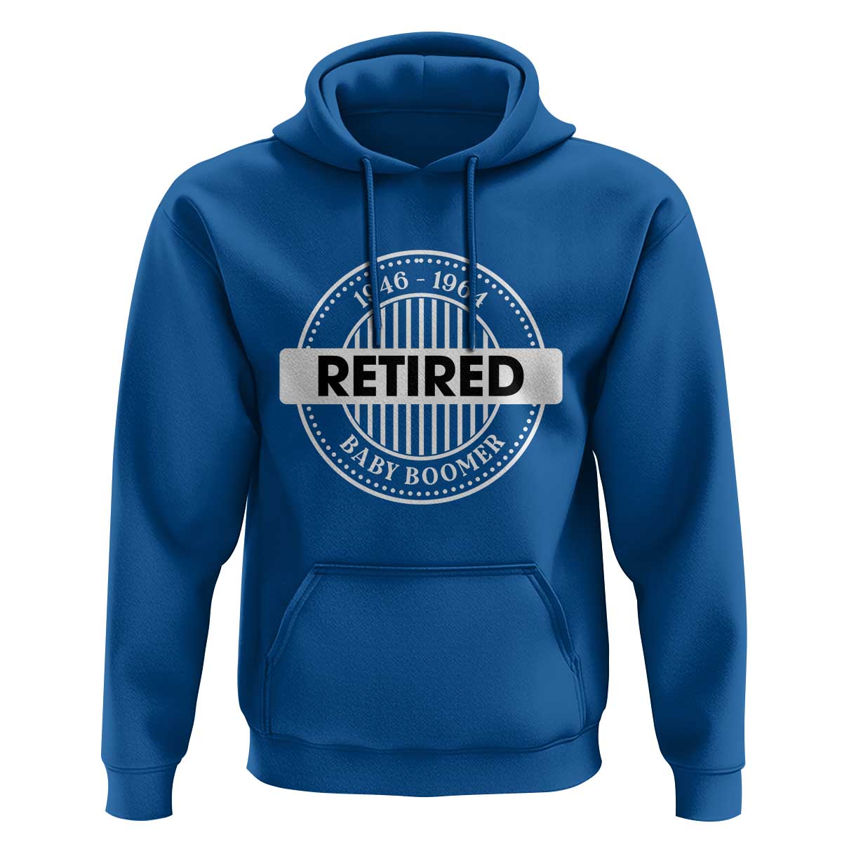 Funny Retired Baby Boomer Generation Gift Hoodie - Wonder Print Shop