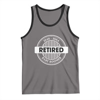 Funny Retired Baby Boomer Generation Gift Tank Top - Wonder Print Shop