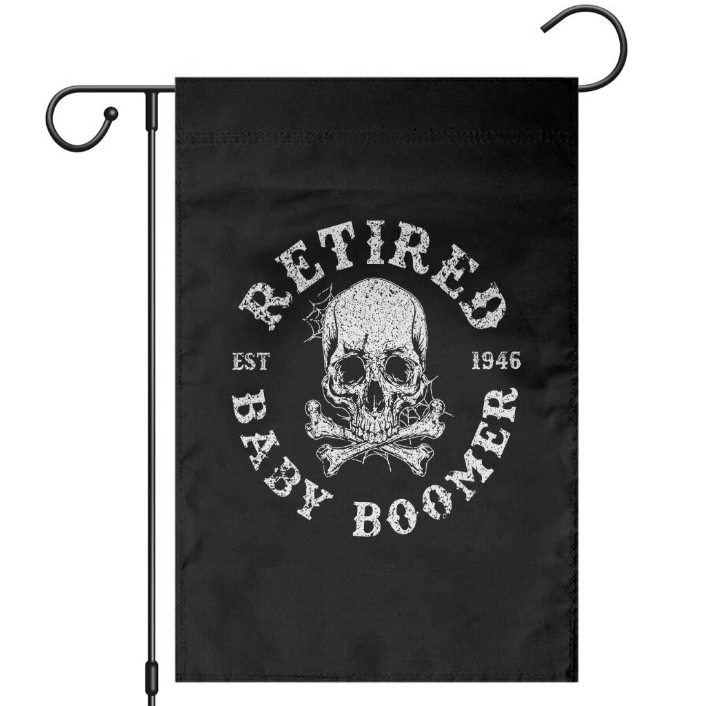 Funny Baby Boomer Retirement Garden Flag Gift For Generation - Wonder Print Shop