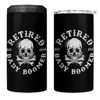 Funny Baby Boomer Retirement 4 in 1 Can Cooler Tumbler Gift For Generation