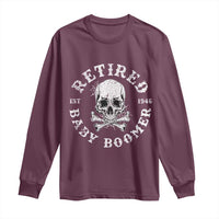Funny Baby Boomer Retirement Long Sleeve Shirt Gift For Generation - Wonder Print Shop