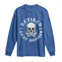 Funny Baby Boomer Retirement Long Sleeve Shirt Gift For Generation - Wonder Print Shop