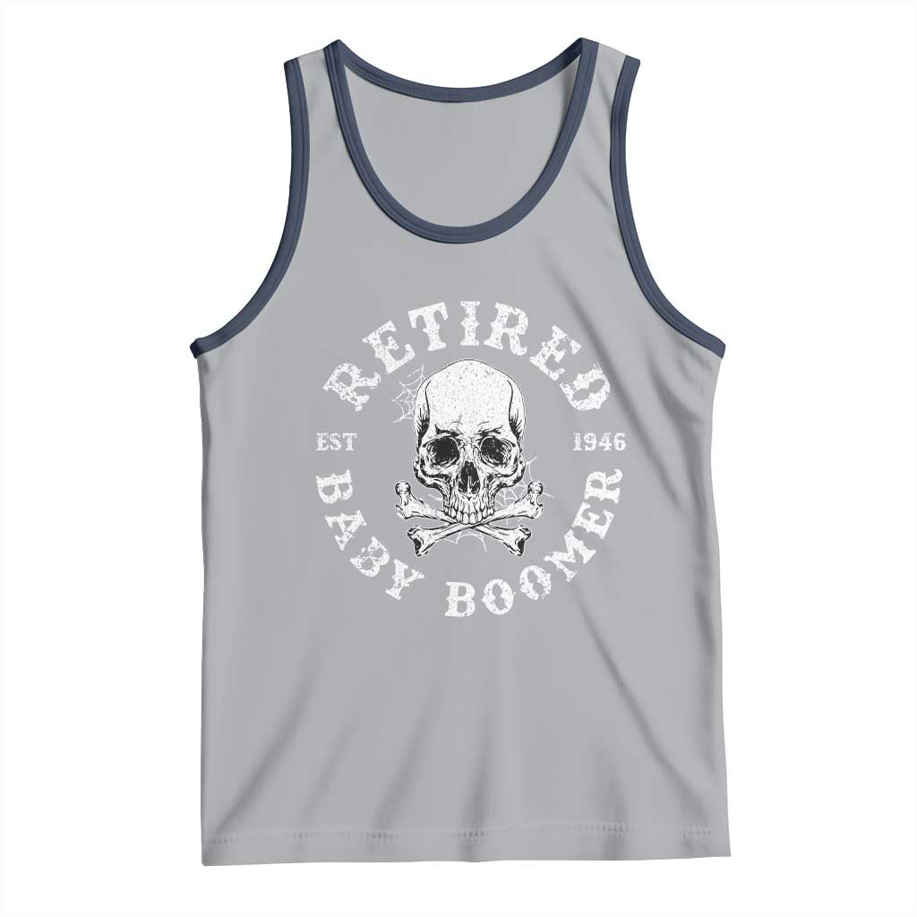 Funny Baby Boomer Retirement Tank Top Gift For Generation - Wonder Print Shop