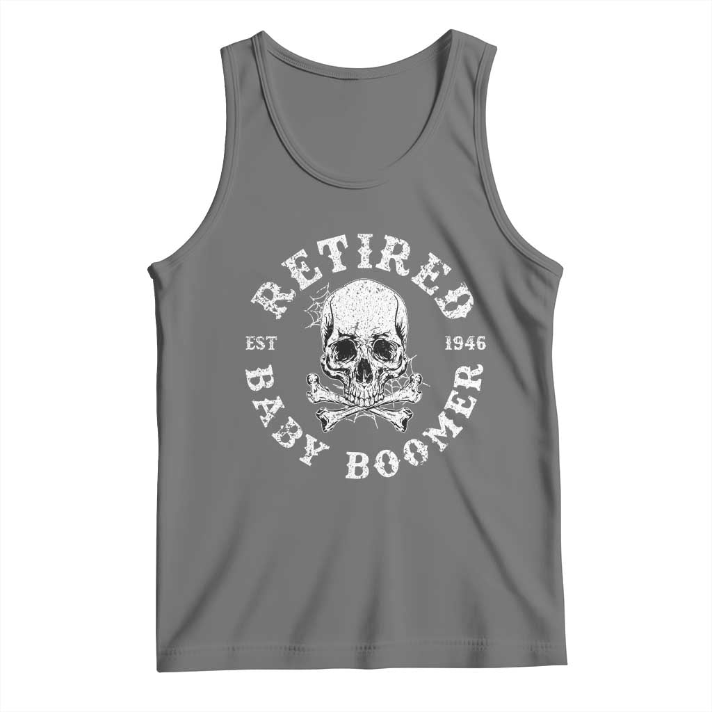 Funny Baby Boomer Retirement Tank Top Gift For Generation - Wonder Print Shop