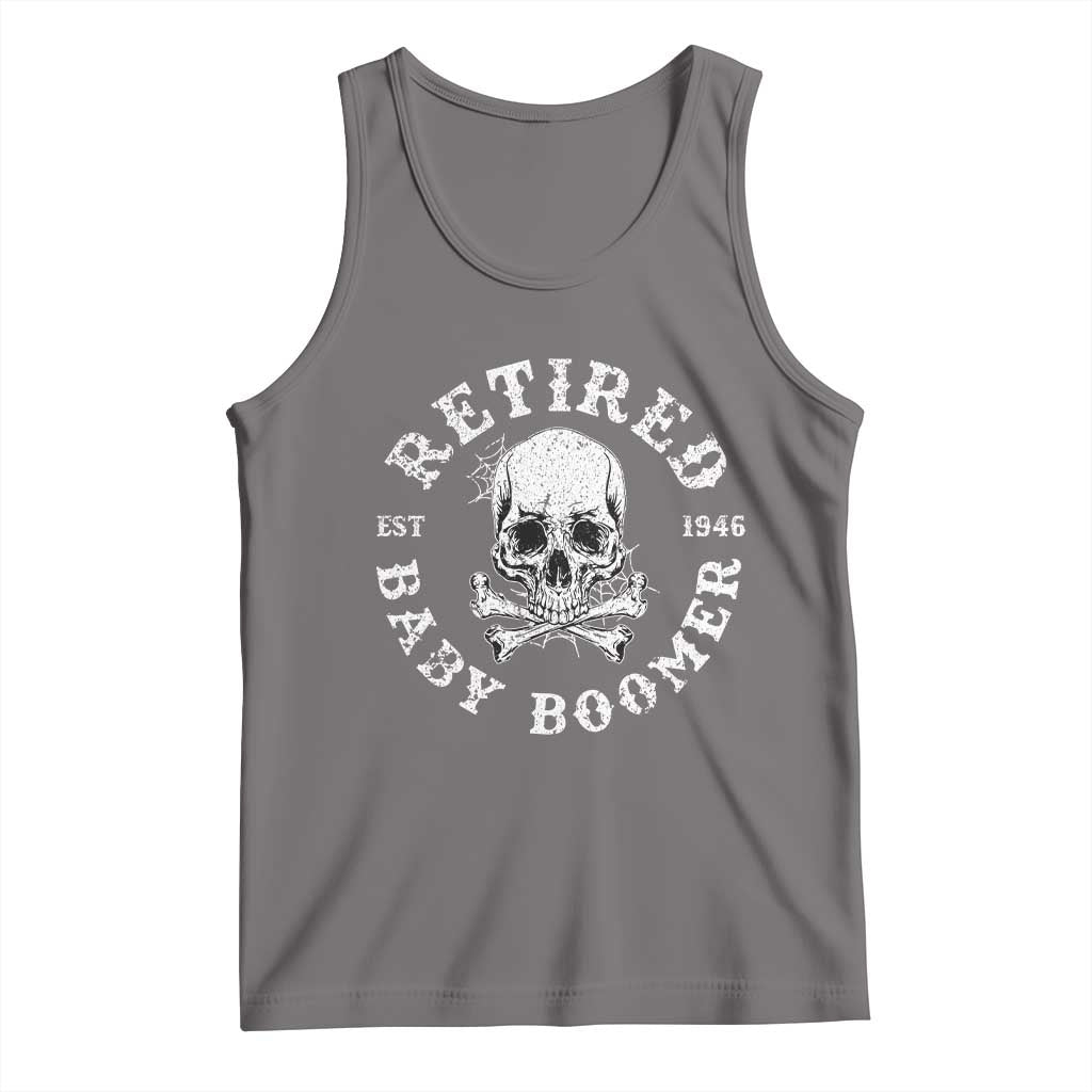 Funny Baby Boomer Retirement Tank Top Gift For Generation - Wonder Print Shop