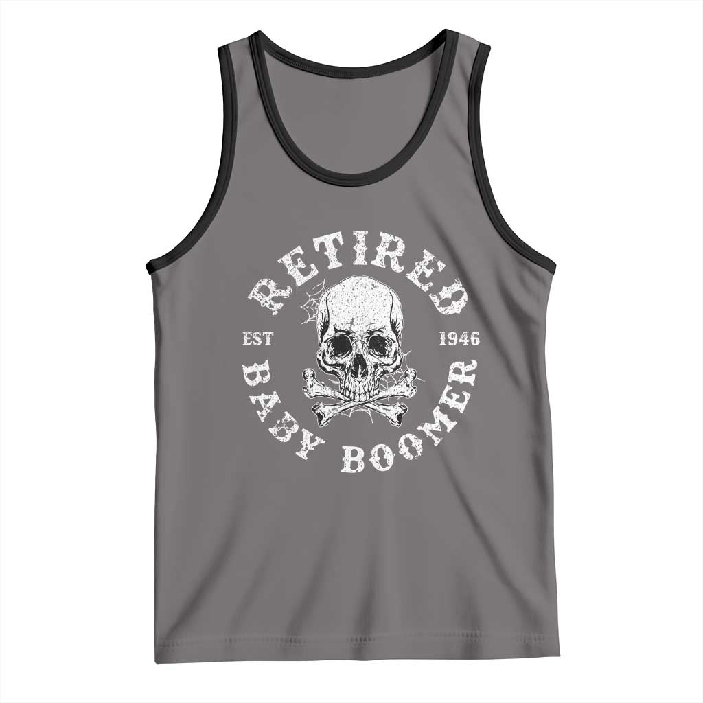 Funny Baby Boomer Retirement Tank Top Gift For Generation - Wonder Print Shop