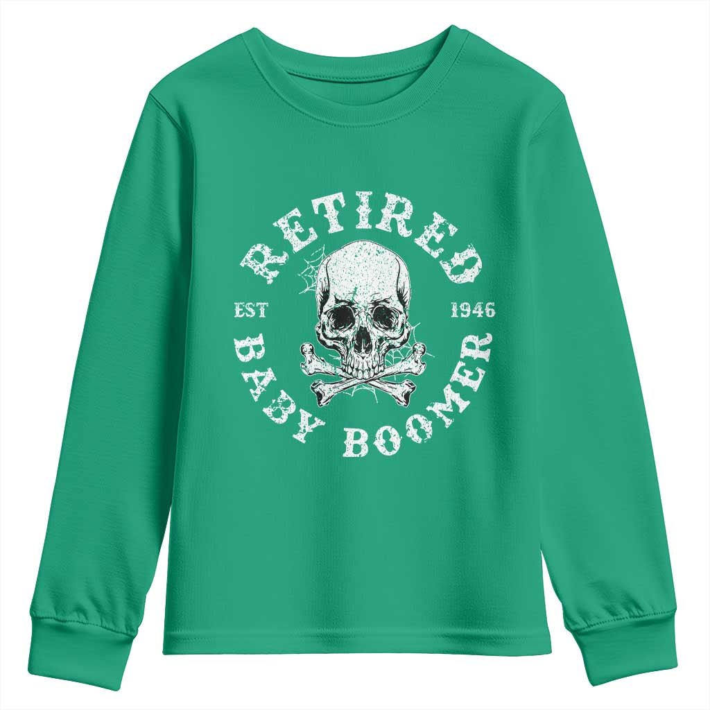 Funny Baby Boomer Retirement Youth Sweatshirt Gift For Generation - Wonder Print Shop