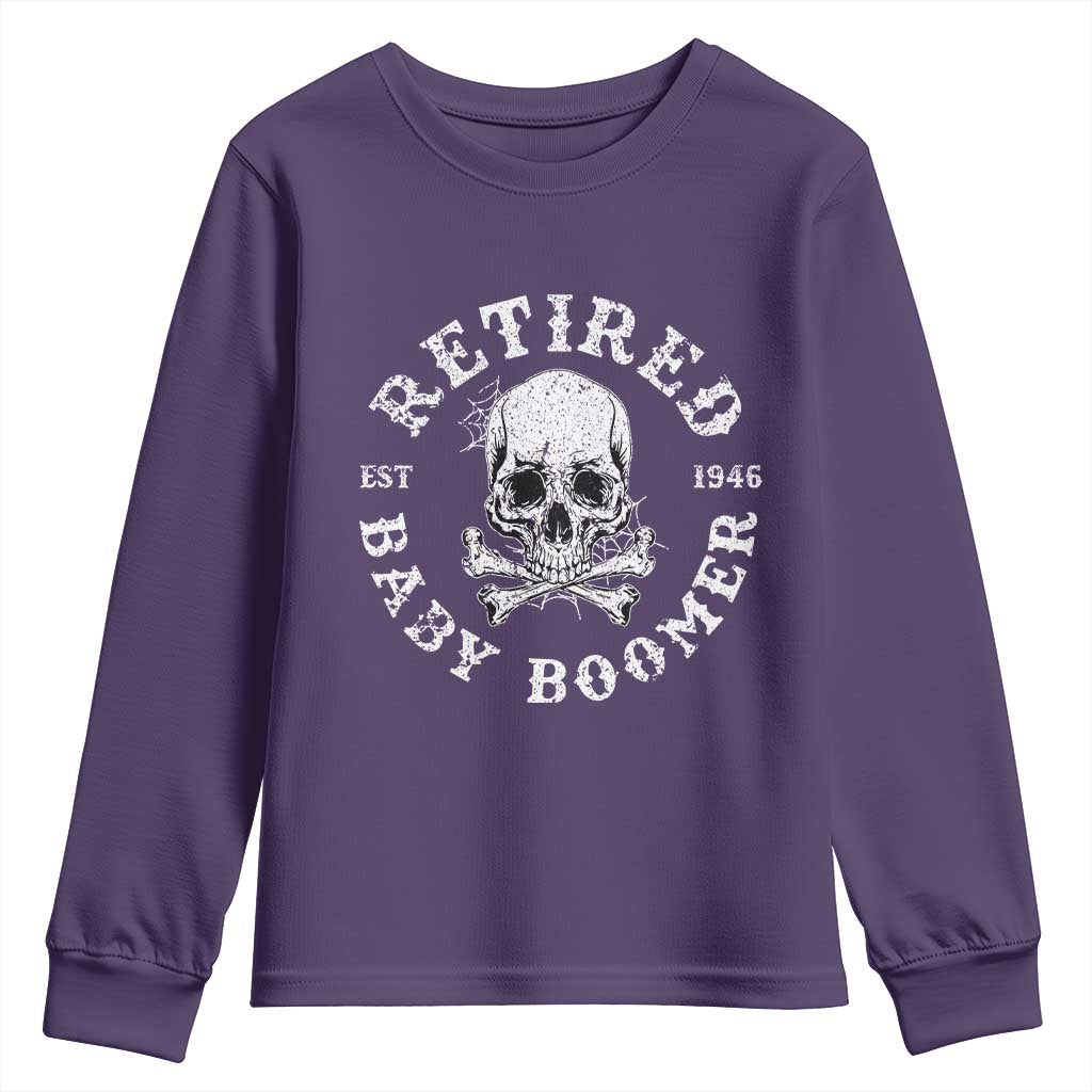 Funny Baby Boomer Retirement Youth Sweatshirt Gift For Generation - Wonder Print Shop