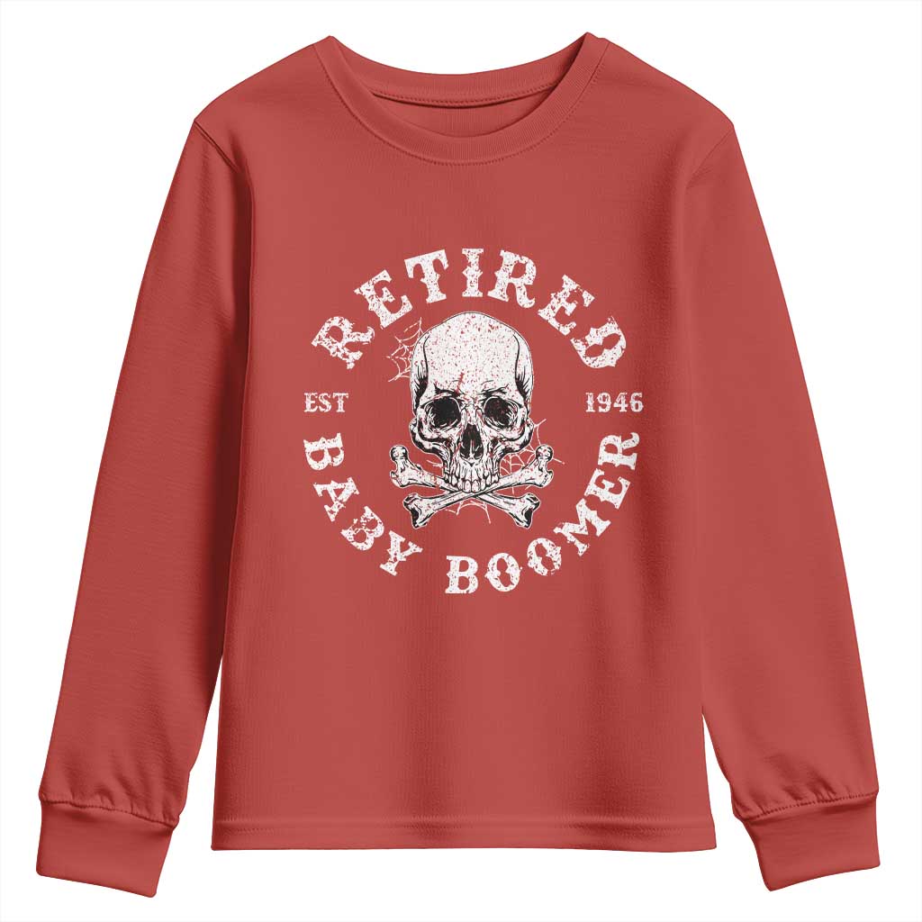 Funny Baby Boomer Retirement Youth Sweatshirt Gift For Generation - Wonder Print Shop
