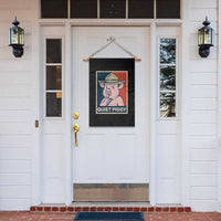 Funny No Kings Quiet Piggy Meme Garden Flag Political Humor Gift - Wonder Print Shop