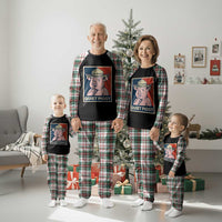 Funny No Kings Quiet Piggy Meme Plaid Pajama Set Political Humor Gift - Wonder Print Shop