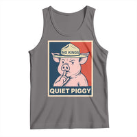 Funny No Kings Quiet Piggy Meme Tank Top Political Humor Gift - Wonder Print Shop