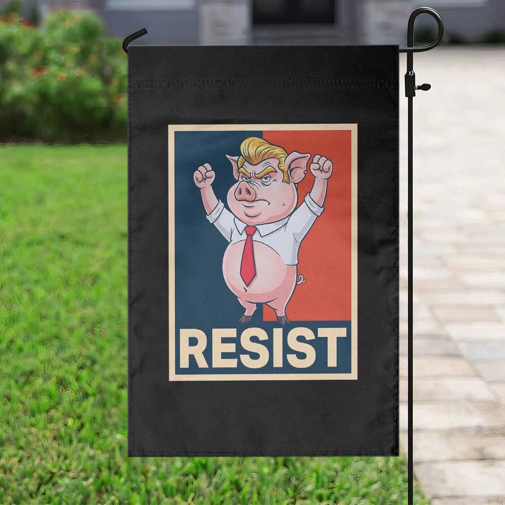 Funny Freedom Pig Resistance Movement Political Satire Meme Gift Garden Flag - Wonder Print Shop
