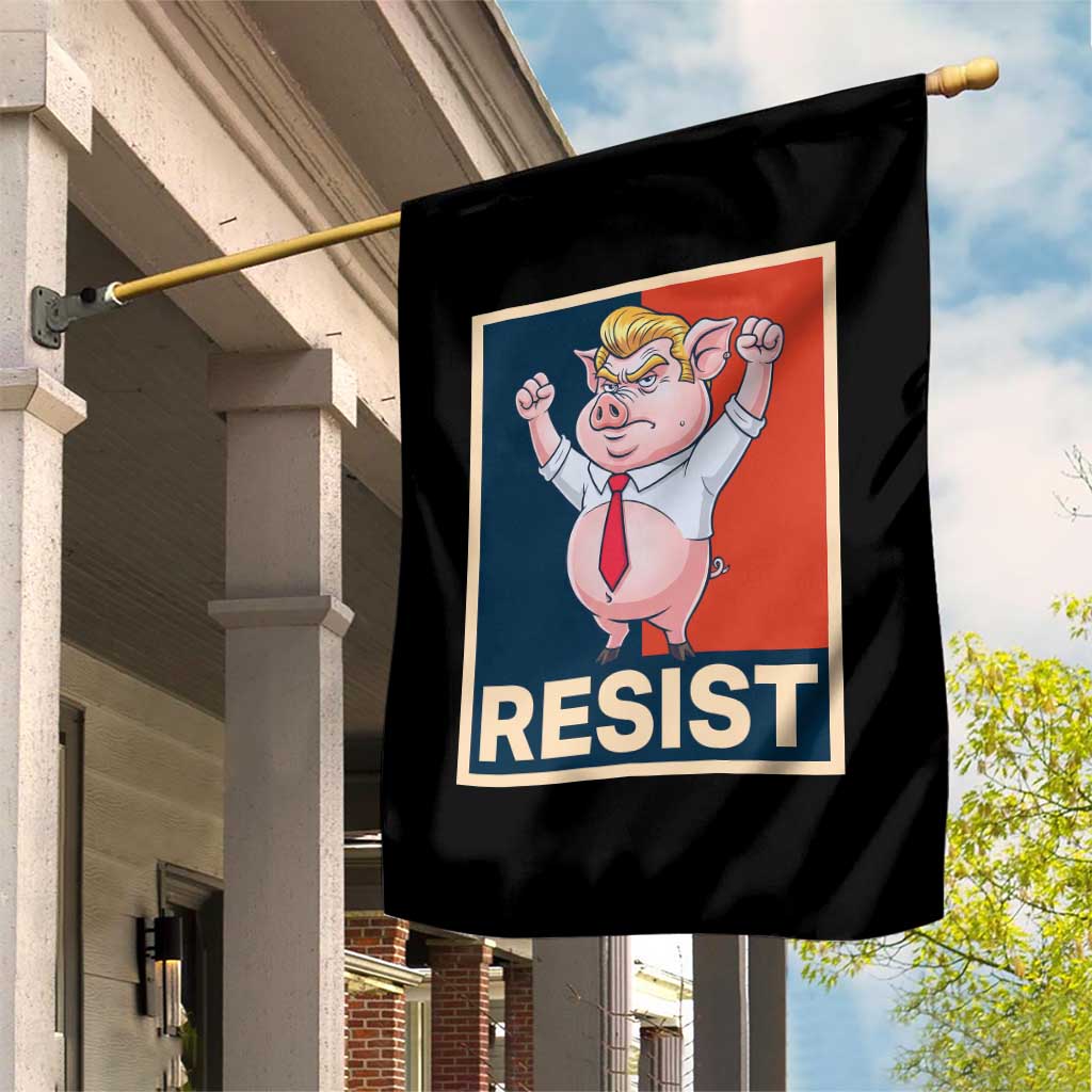 Funny Freedom Pig Resistance Movement Political Satire Meme Gift Garden Flag - Wonder Print Shop