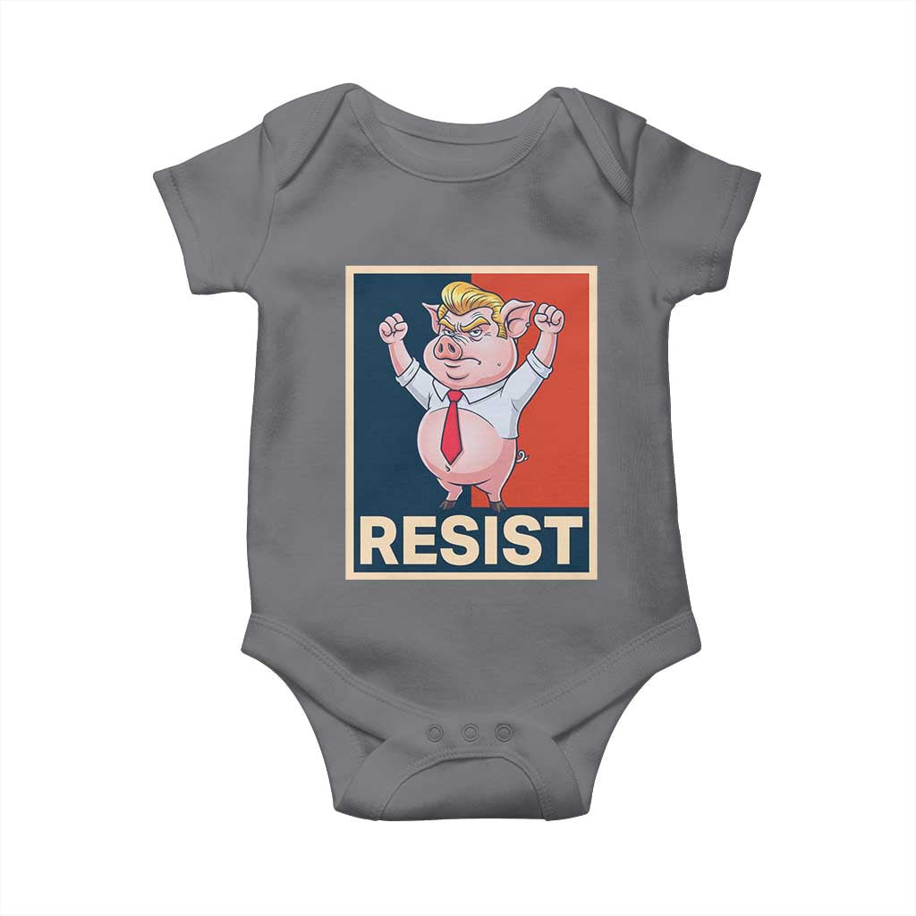 Funny Freedom Pig Resistance Movement Political Satire Meme Gift Baby Onesie - Wonder Print Shop