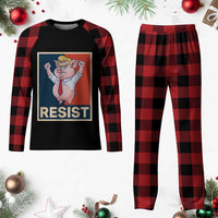 Funny Freedom Pig Resistance Movement Political Satire Meme Gift Plaid Pajama Set - Wonder Print Shop