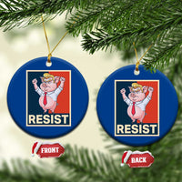 Funny Freedom Pig Resistance Movement Political Satire Meme Gift Ceramic Ornament - Wonder Print Shop