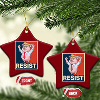 Funny Freedom Pig Resistance Movement Political Satire Meme Gift Ceramic Ornament - Wonder Print Shop