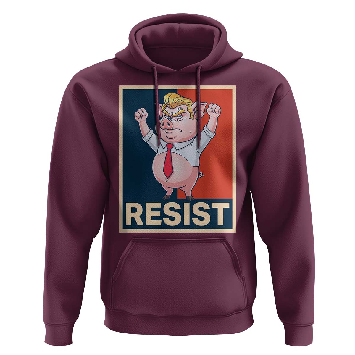 Funny Freedom Pig Resistance Movement Political Satire Meme Gift Hoodie - Wonder Print Shop