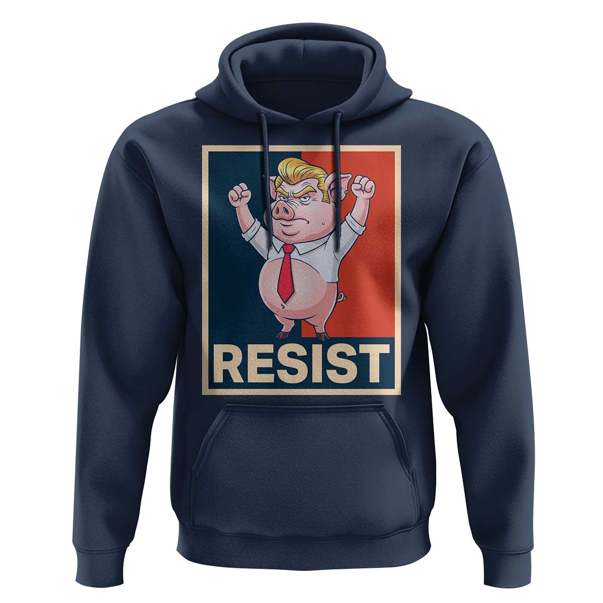 Funny Freedom Pig Resistance Movement Political Satire Meme Gift Hoodie - Wonder Print Shop
