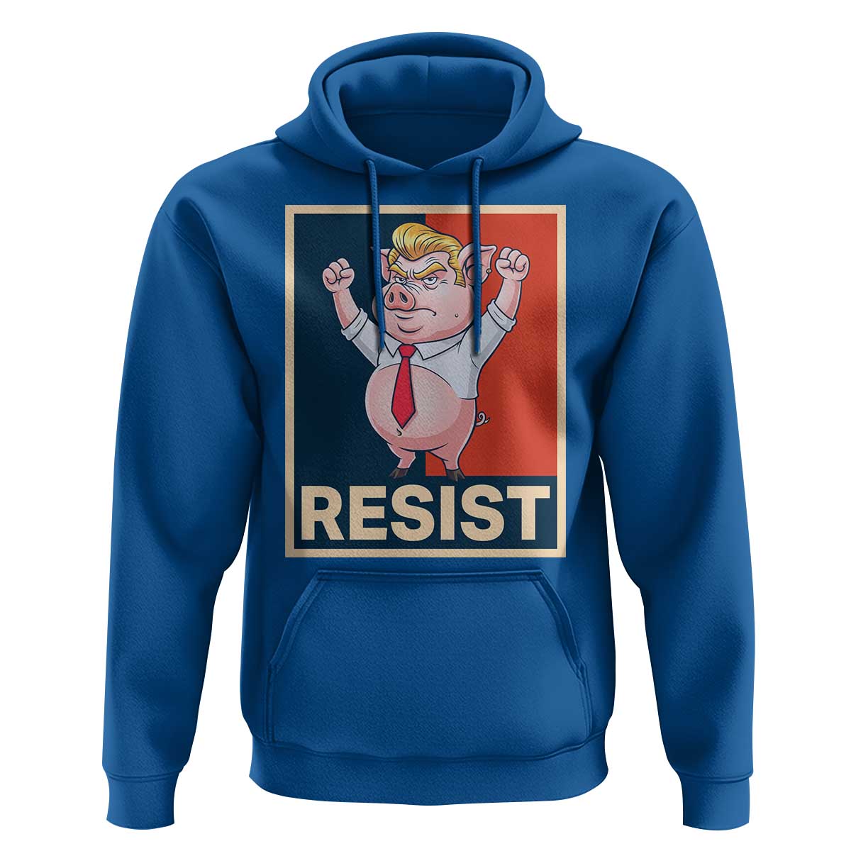 Funny Freedom Pig Resistance Movement Political Satire Meme Gift Hoodie - Wonder Print Shop