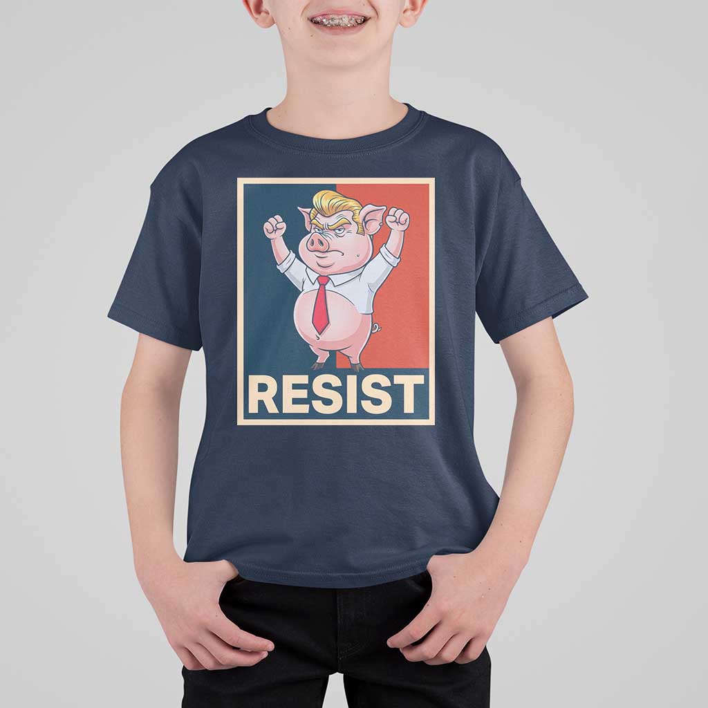 Funny Freedom Pig Resistance Movement Political Satire Meme Gift T Shirt For Kid - Wonder Print Shop