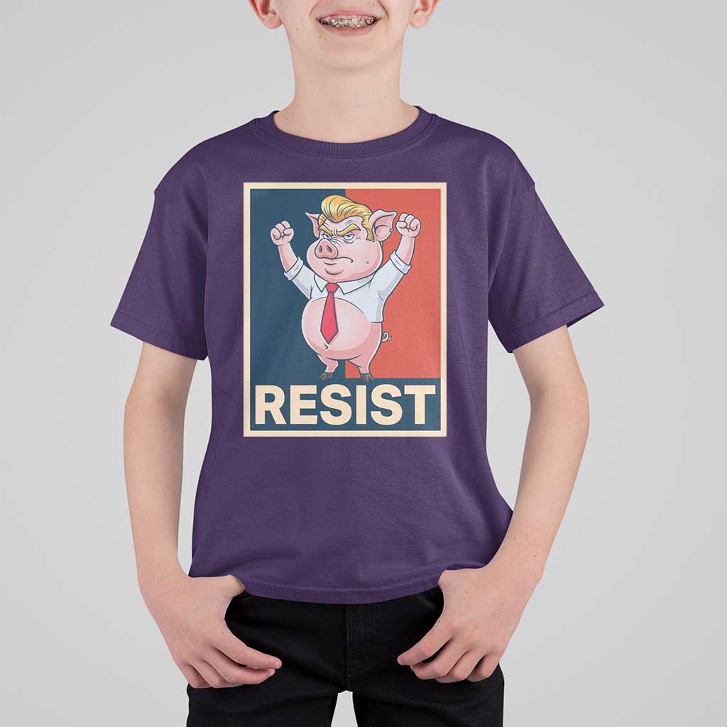 Funny Freedom Pig Resistance Movement Political Satire Meme Gift T Shirt For Kid - Wonder Print Shop